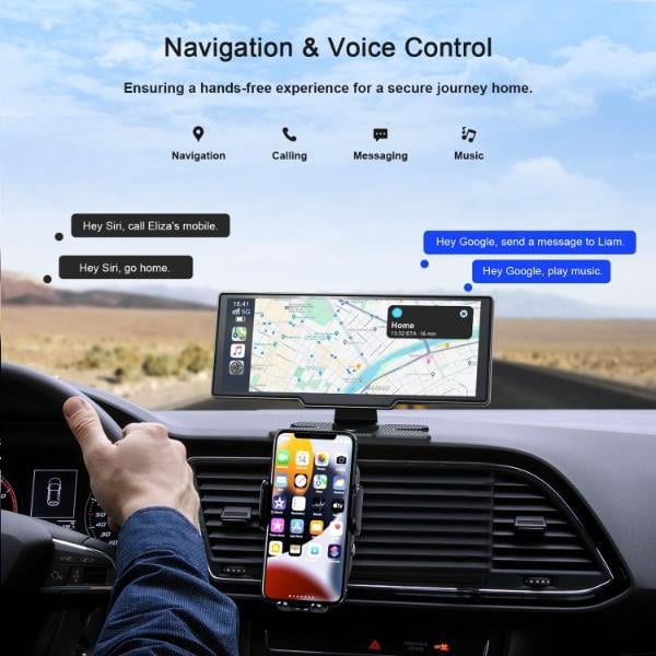 Çift Lens Kameralı Apple Ve Android CarPlay