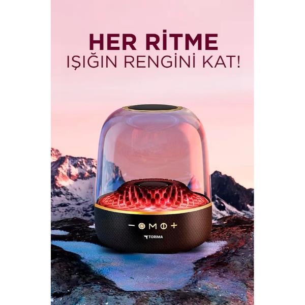 D33 Siyah Taşınabilir Kablosuz Bluetooth Hoparlör