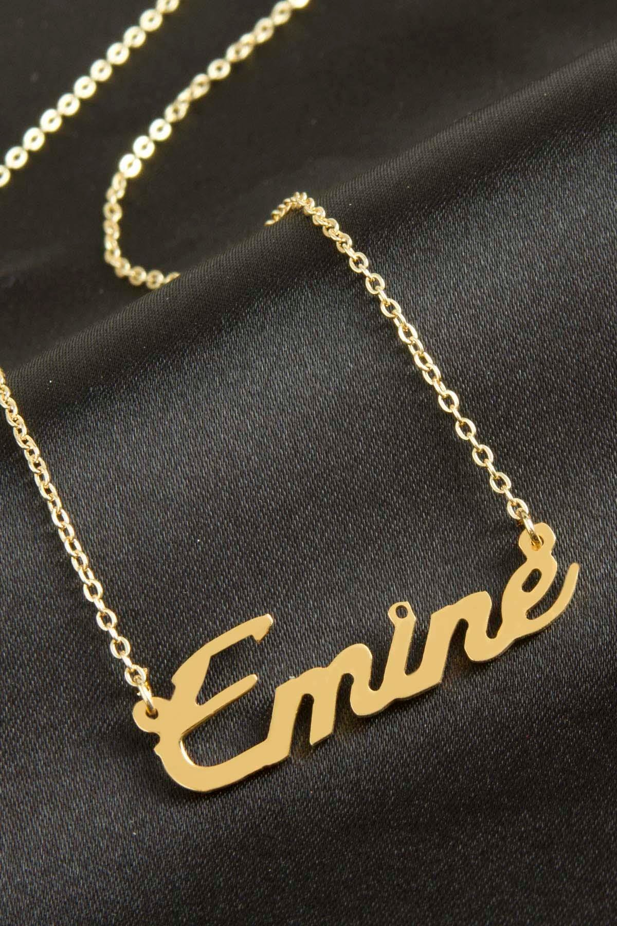 Emine isimli kolye (Kişiye Özel)
