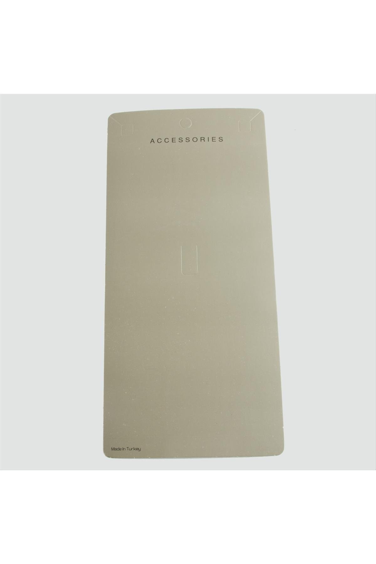 Gri Lüx Kolye Set Kartı