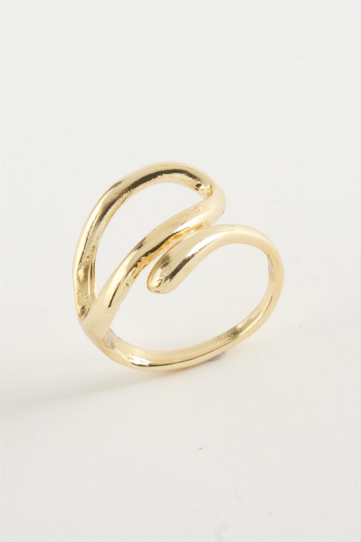 Oval Metal Yüzük