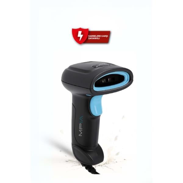 USB Kablolu 1D/2D Barkod & Karekod Okuyucu
