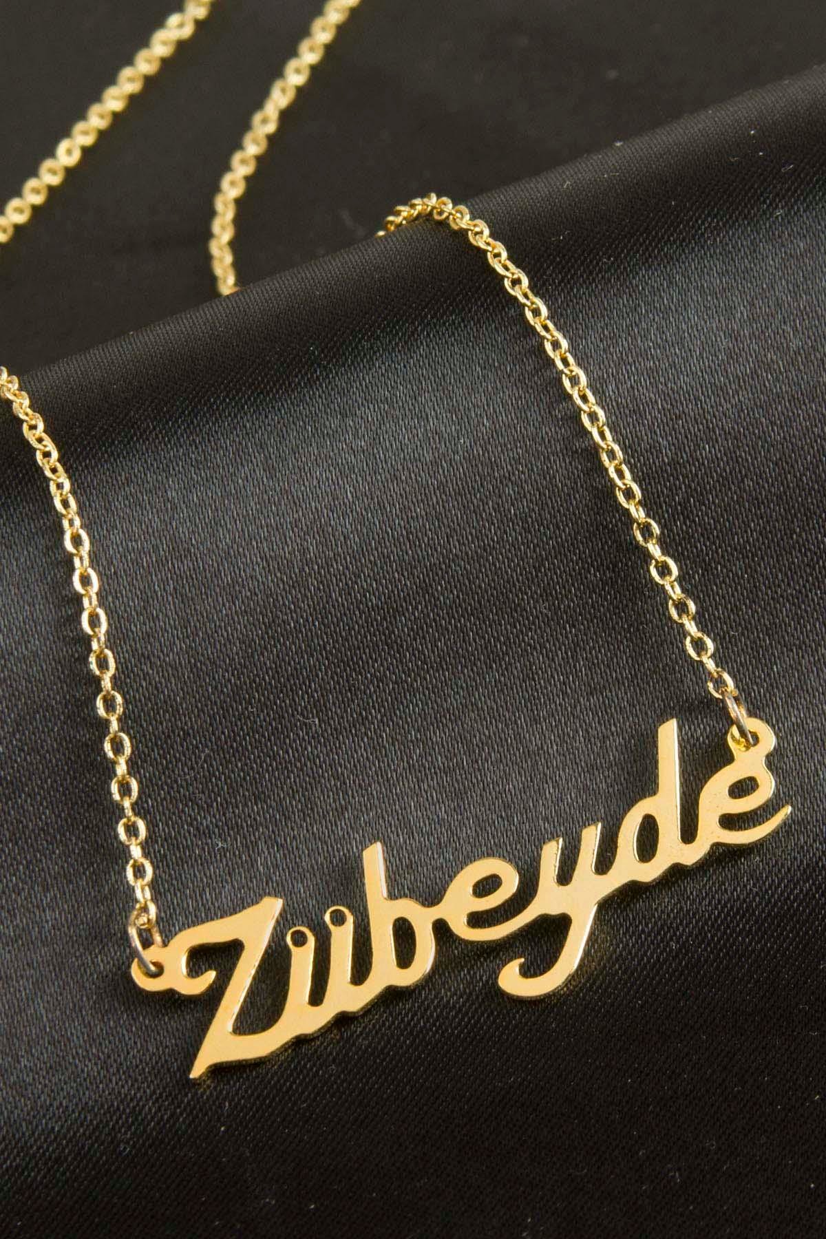 Zübeyde isimli kolye (Kişiye Özel)