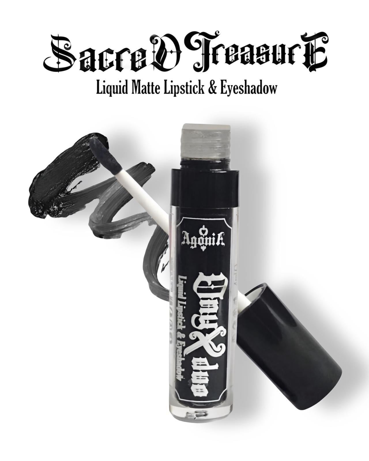 OnyxDuo Siyah Likit Mat Ruj & Far 6ml