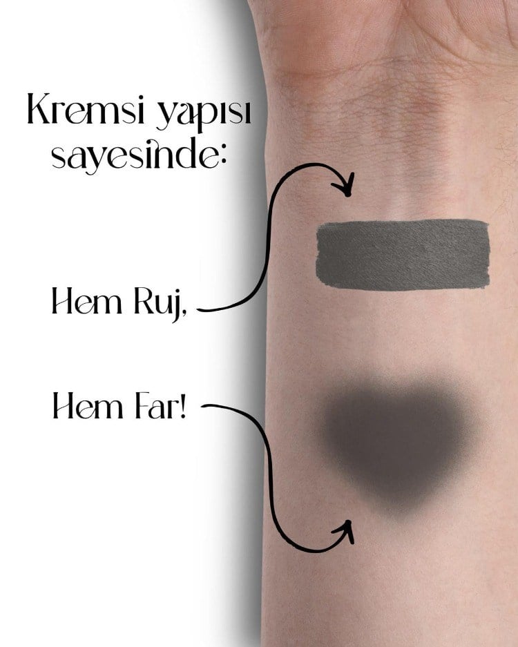 QuartzDuo Gri Mat Likit Ruj & Far 6ml