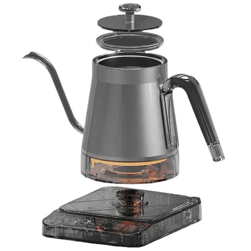 Kumtel HCK-02 Elektrikli Isı Ayarlı Dijital Kettle, 0.8 L, Siyah, 1350 W
