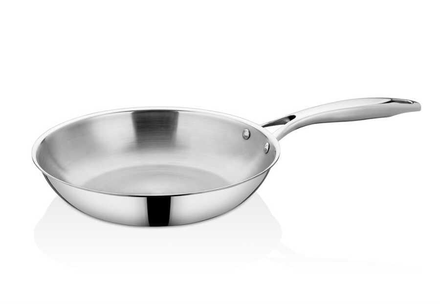 Öztiryakiler inox 3 Katmanlı Tek Saplı Tava 26 Cm
