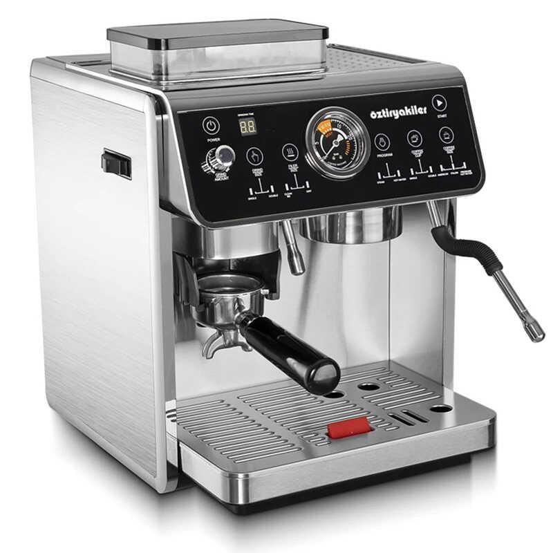 Öztiryakiler Mini Barista Espresso Kahve Makinesi Kahve Değirmenli Tek Gruplu