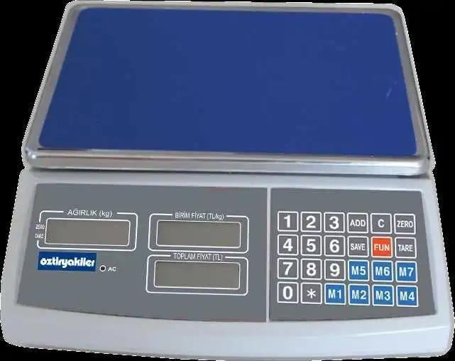 Öztiryakiler Mutfak Terazisi Fiyat Hesaplamalı 30 Kg
