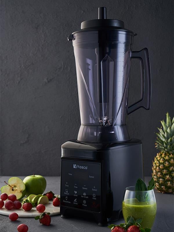 Vosco Dijital Bar blender Pro XL 4L (8 Bıçak) Siyah 1600W