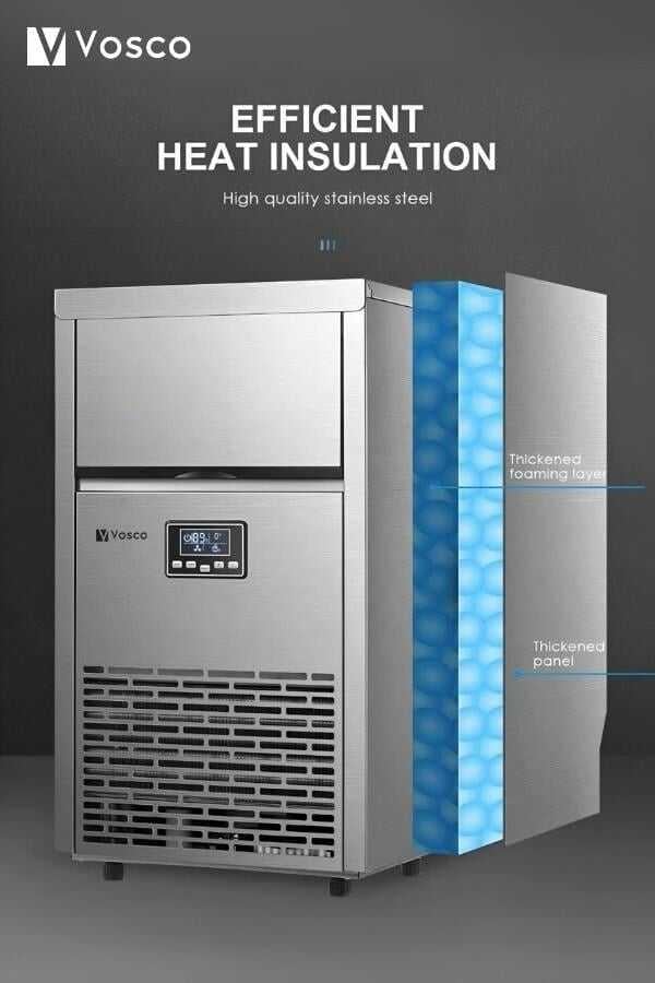 Vosco VSC-65/S  Profesyonel 65 Kg/Gün Küp Buz Makinesi