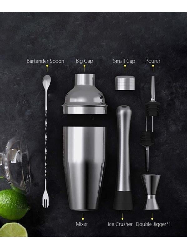 Vosco VSC-K6 6 Parça Bar Kokteyl Seti, 750 ml