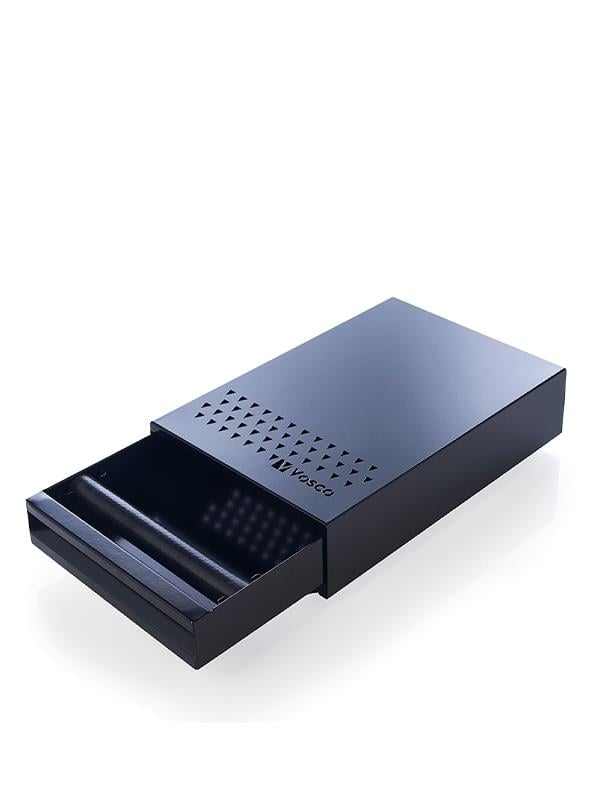 Vosco VSC-PCS Kahve Posa Çekmecesi Knock Box, Siyah
