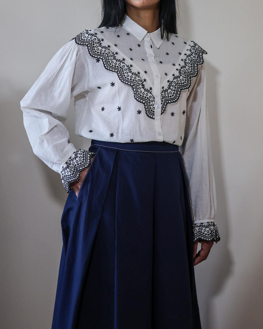 Away Nakışlı Gömlek