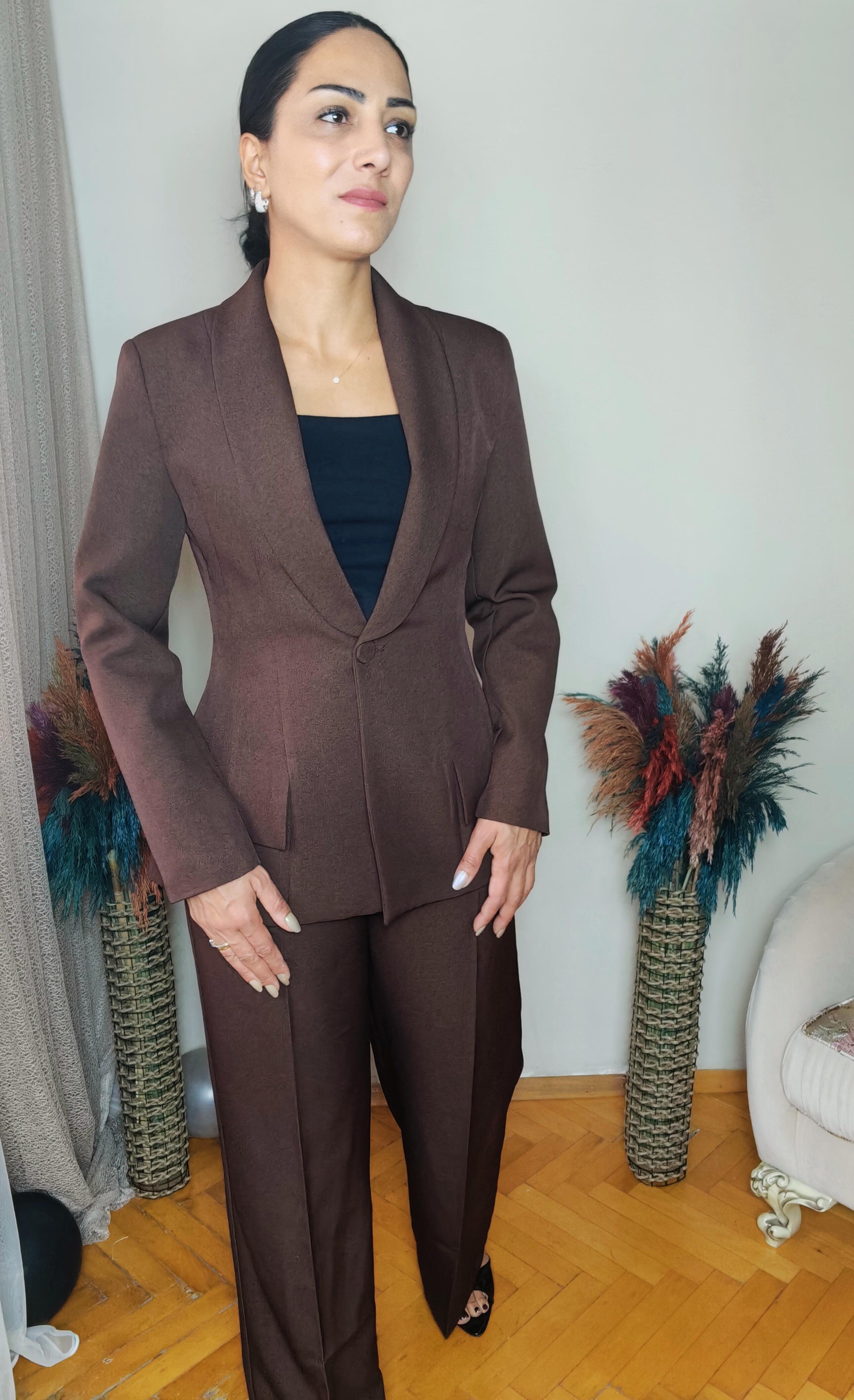 Hayal Belden Oturmalı Blazer Ceket
