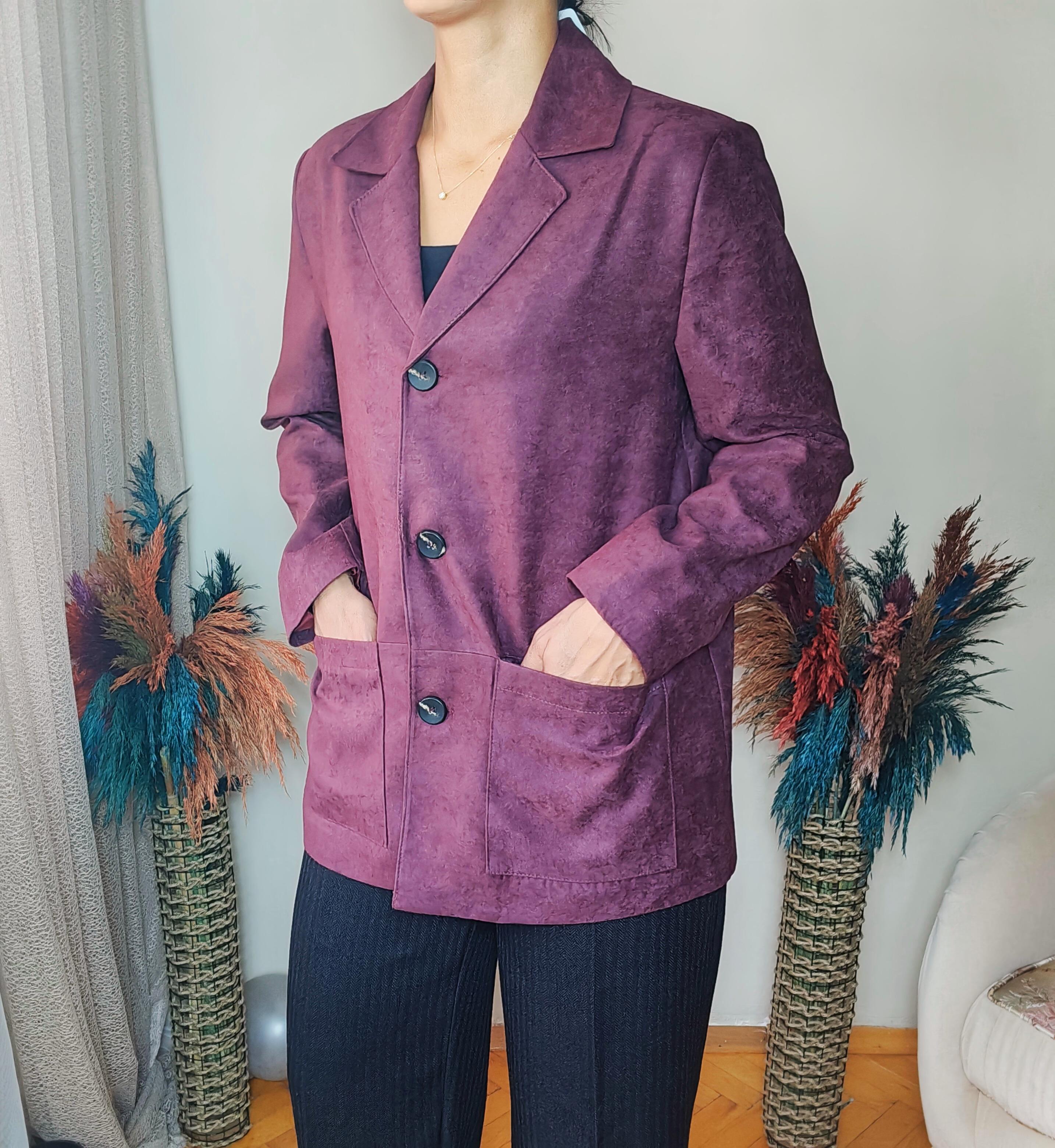 Mürdüm Blazer Ceket
