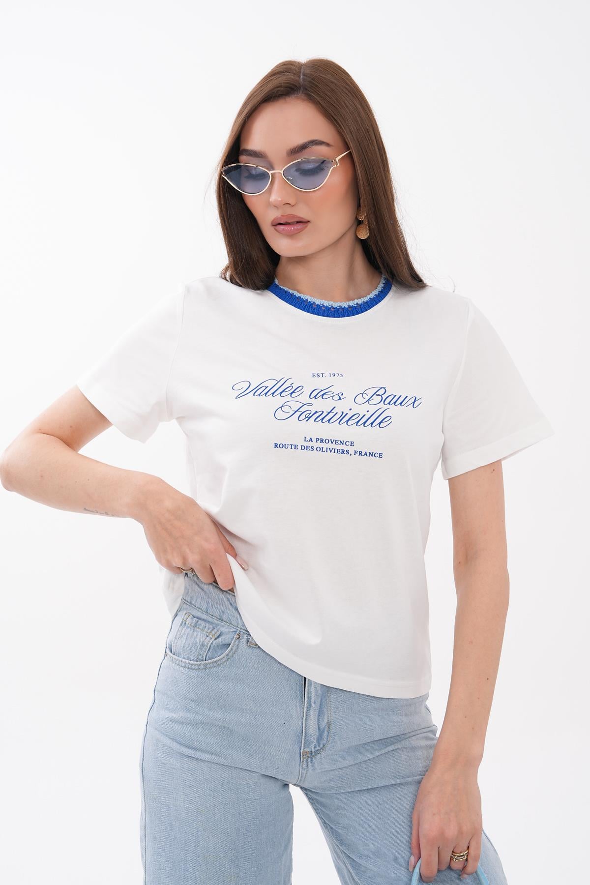 Baskı Detaylı T-Shirt