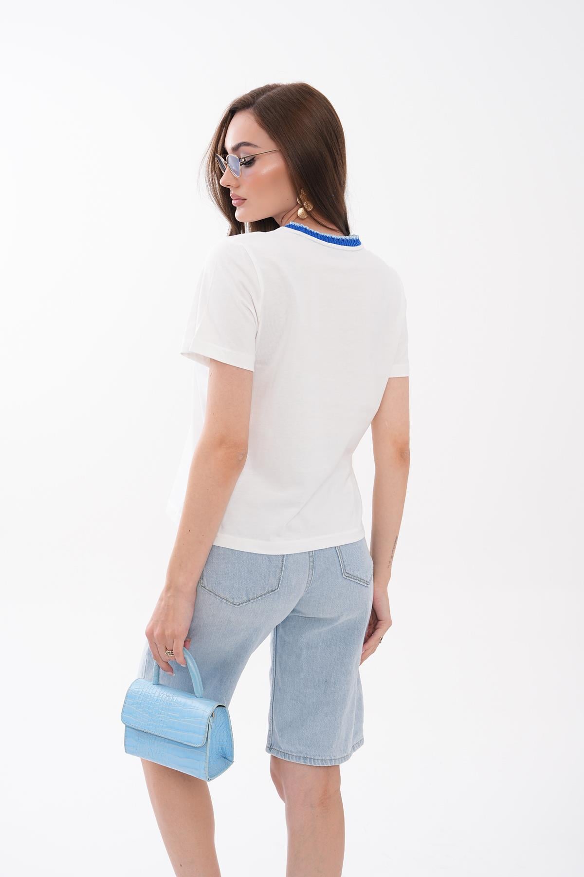 Baskı Detaylı T-Shirt