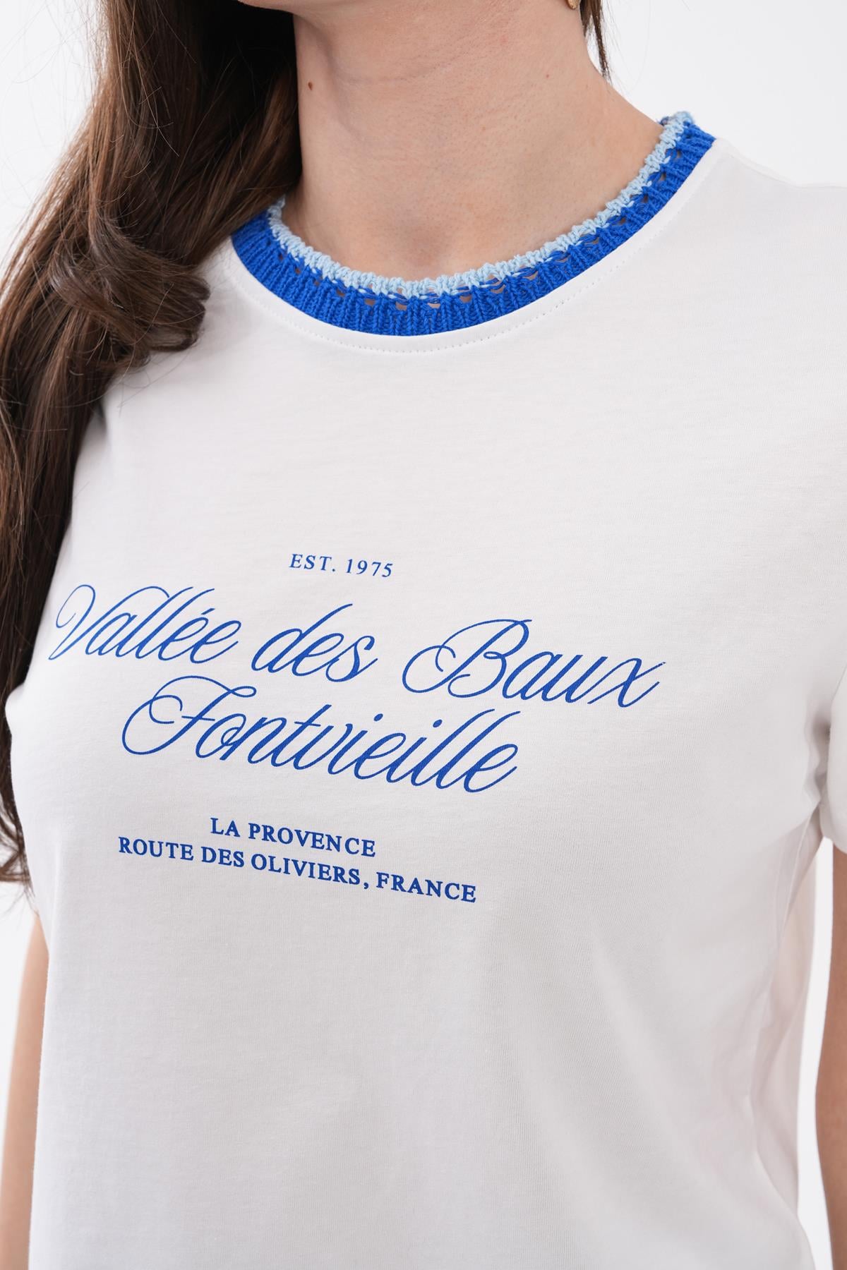 Baskı Detaylı T-Shirt