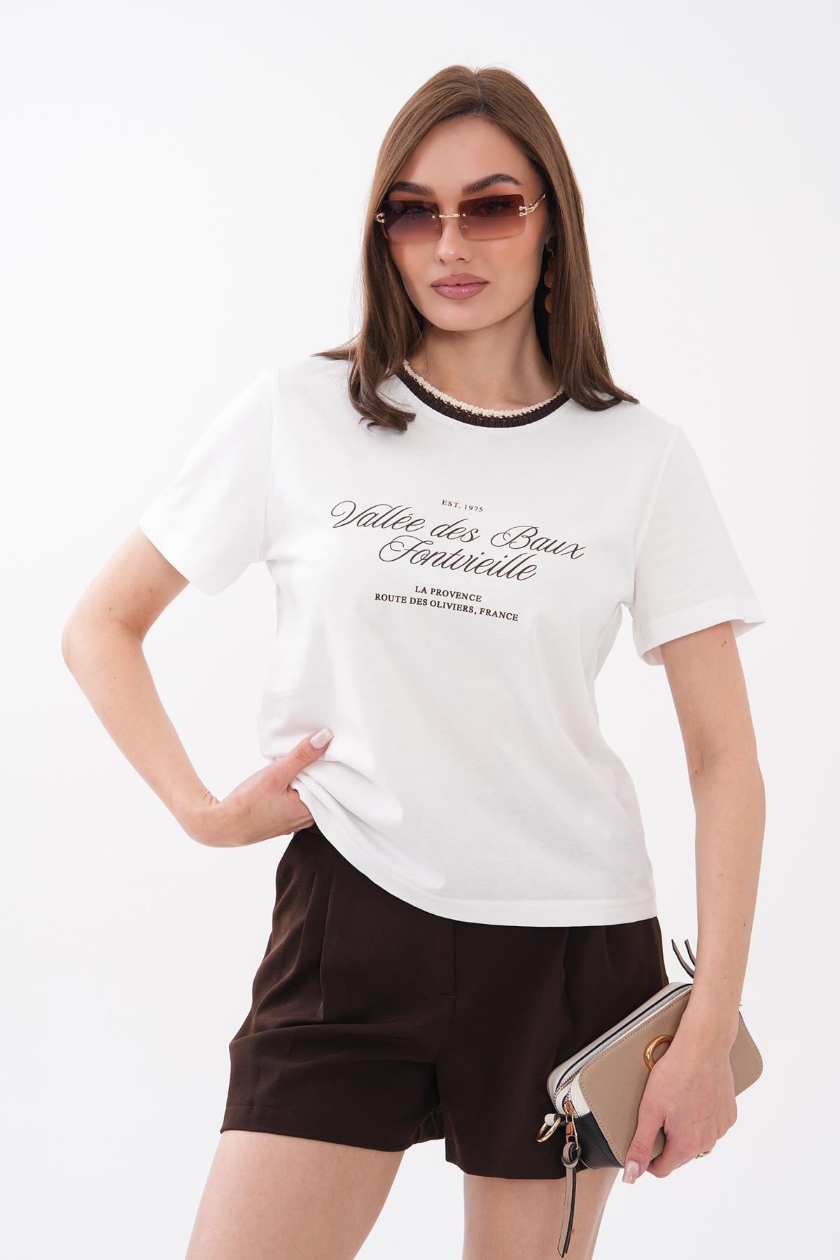 Baskı Detaylı T-Shirt