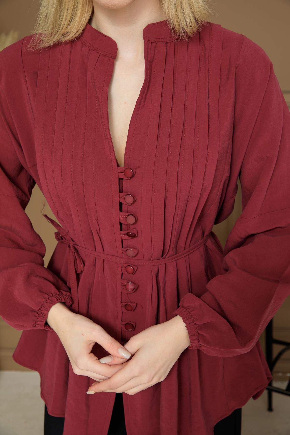 Gömlek - Bordo