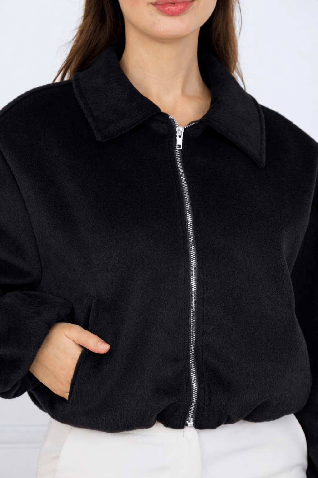 Süit Bomber Ceket - Siyah