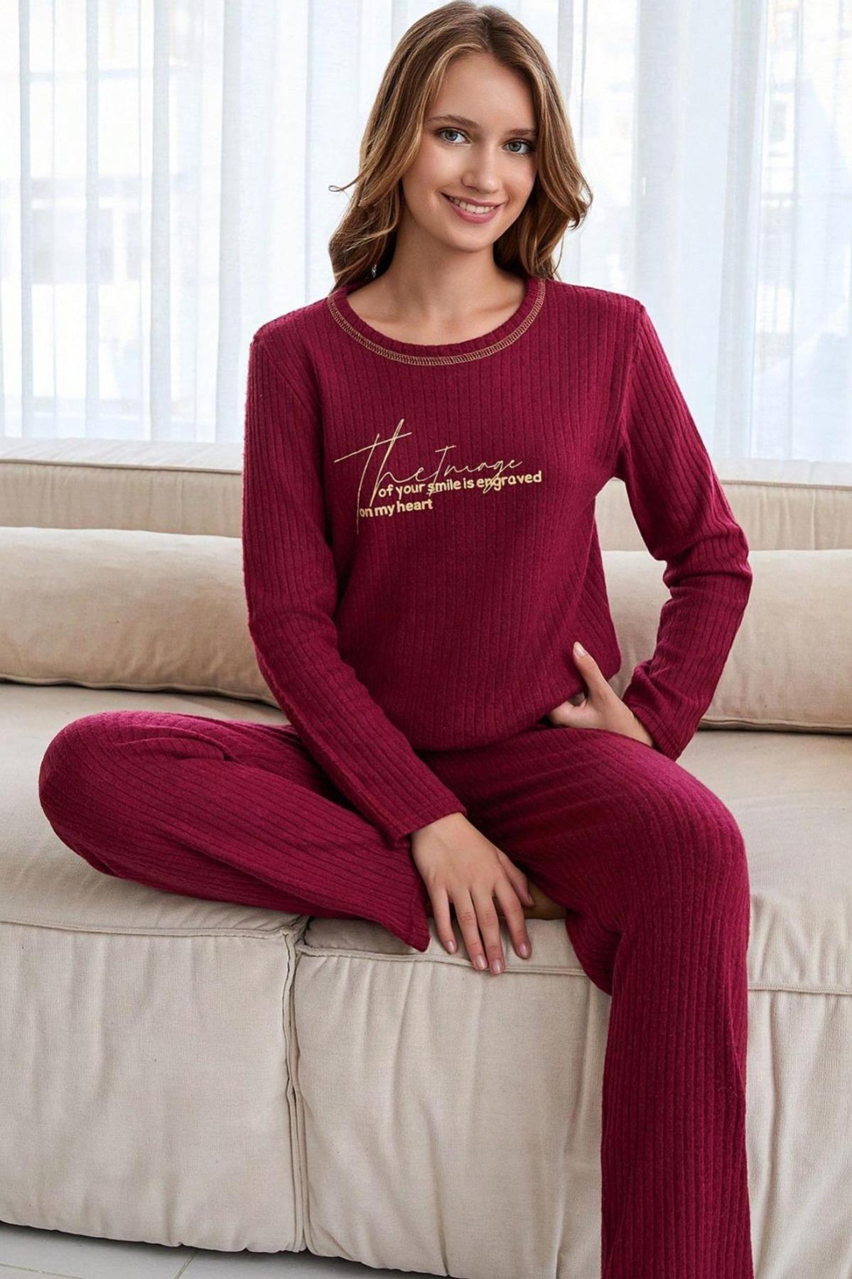 Baskılı İnterlok Pijama Takımı