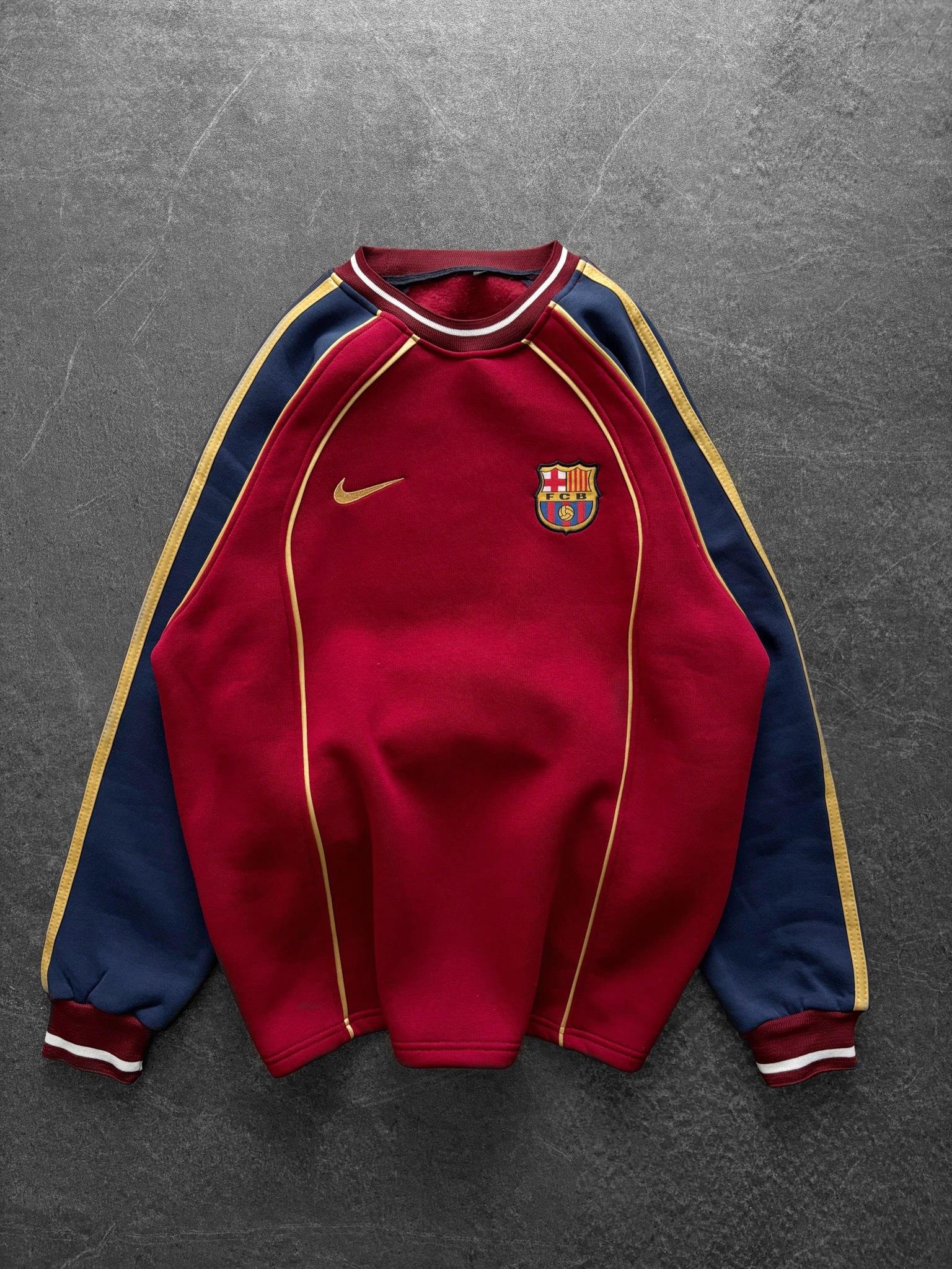 Bordo Ön Biye Barça Sweat