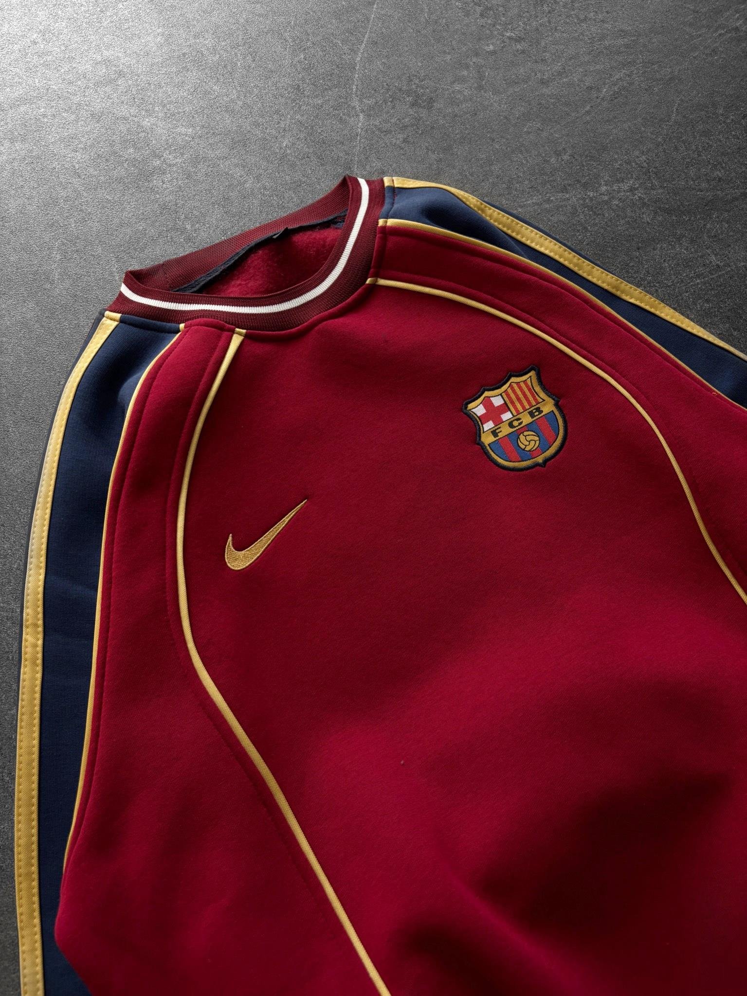 Bordo Ön Biye Barça Sweat
