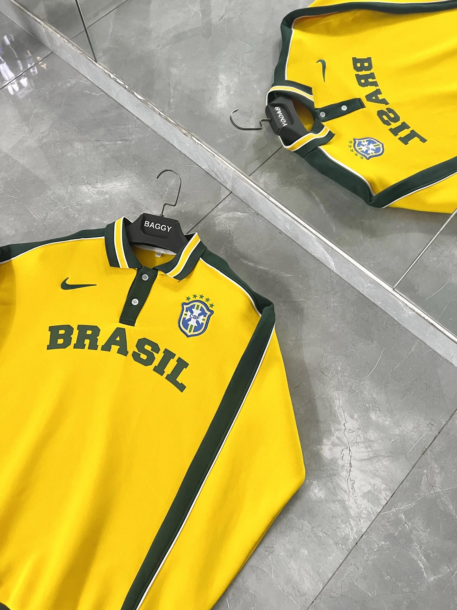 Sarı Yakalı Brasil Sweat