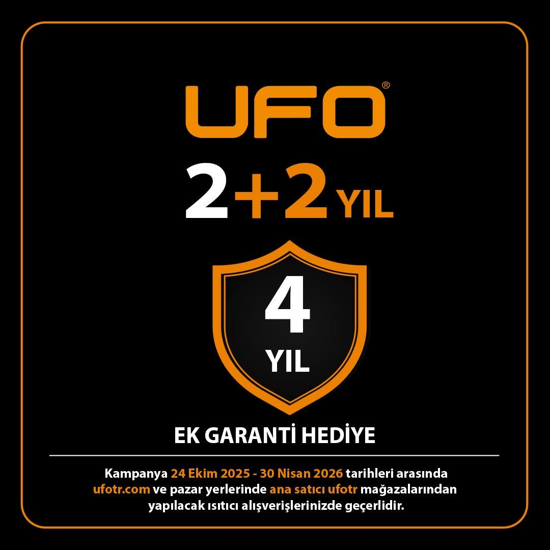 UFO Basic 2300 W Termostatlı Hem Yatay Hem Dikey Isıtıcı & ATS Stand