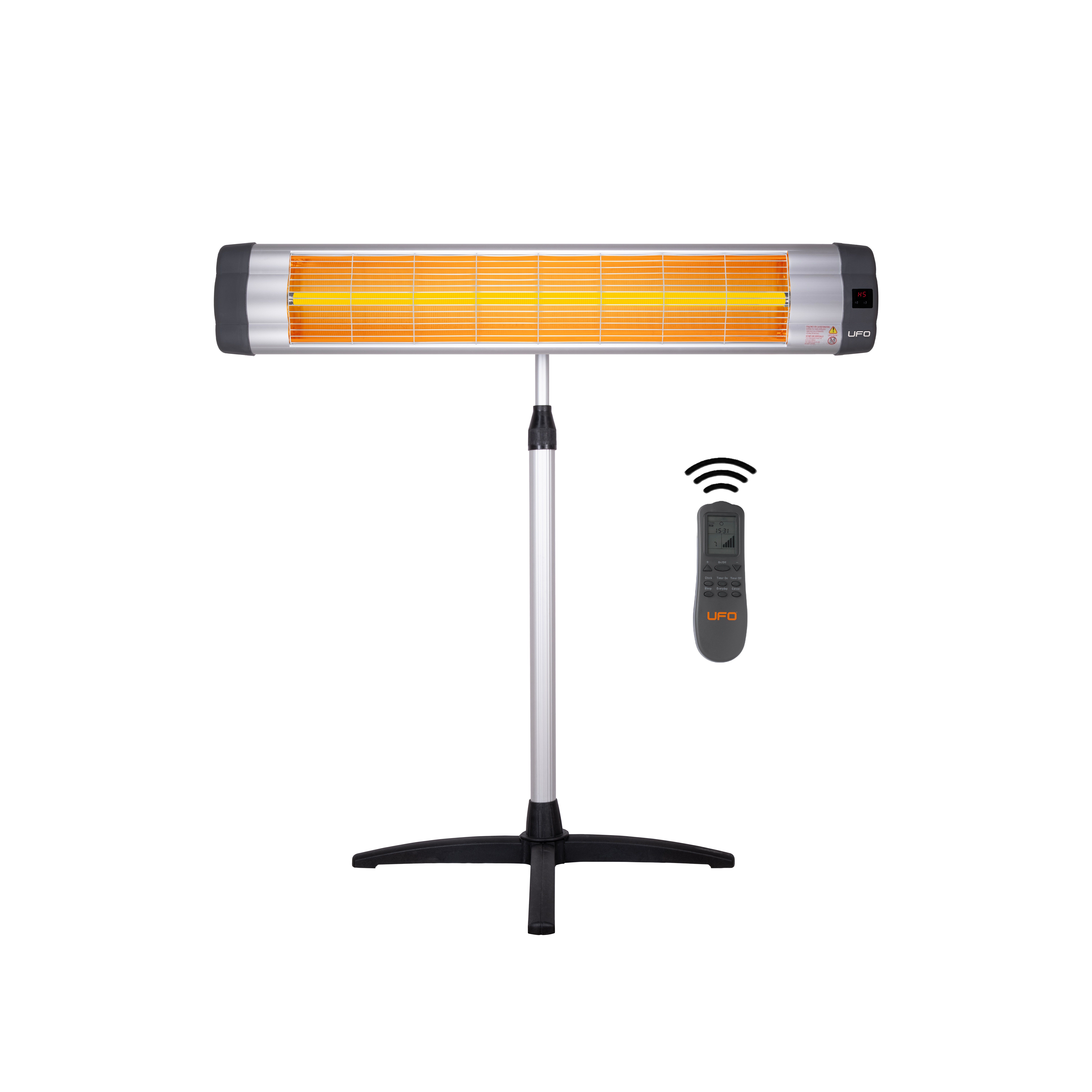 UFO Star 3000 W Duvar Tipi Isıtıcı - Uzaktan Kumandalı & ATS Stand