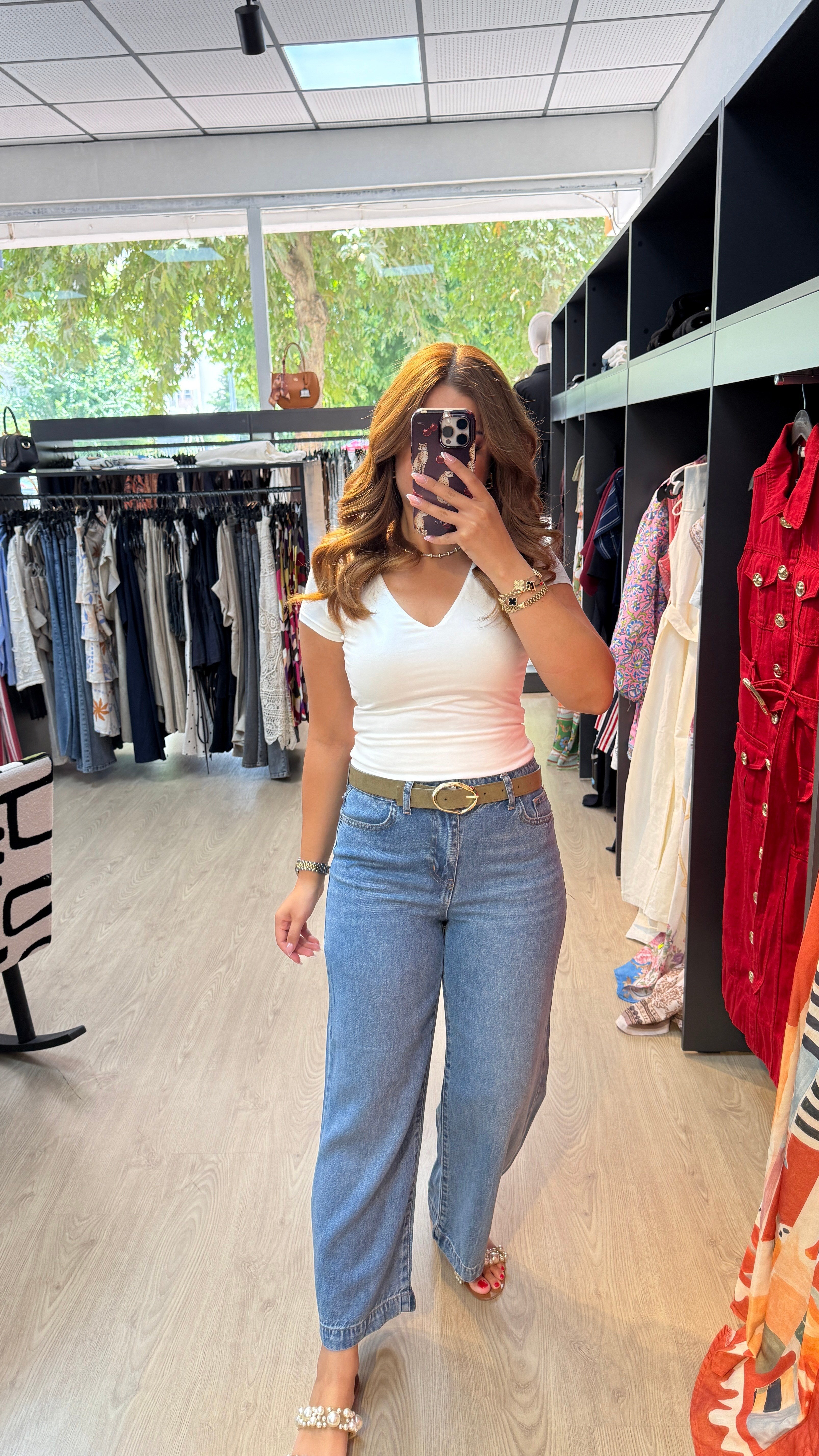 Modal Kumaş Geniş Paça Jean