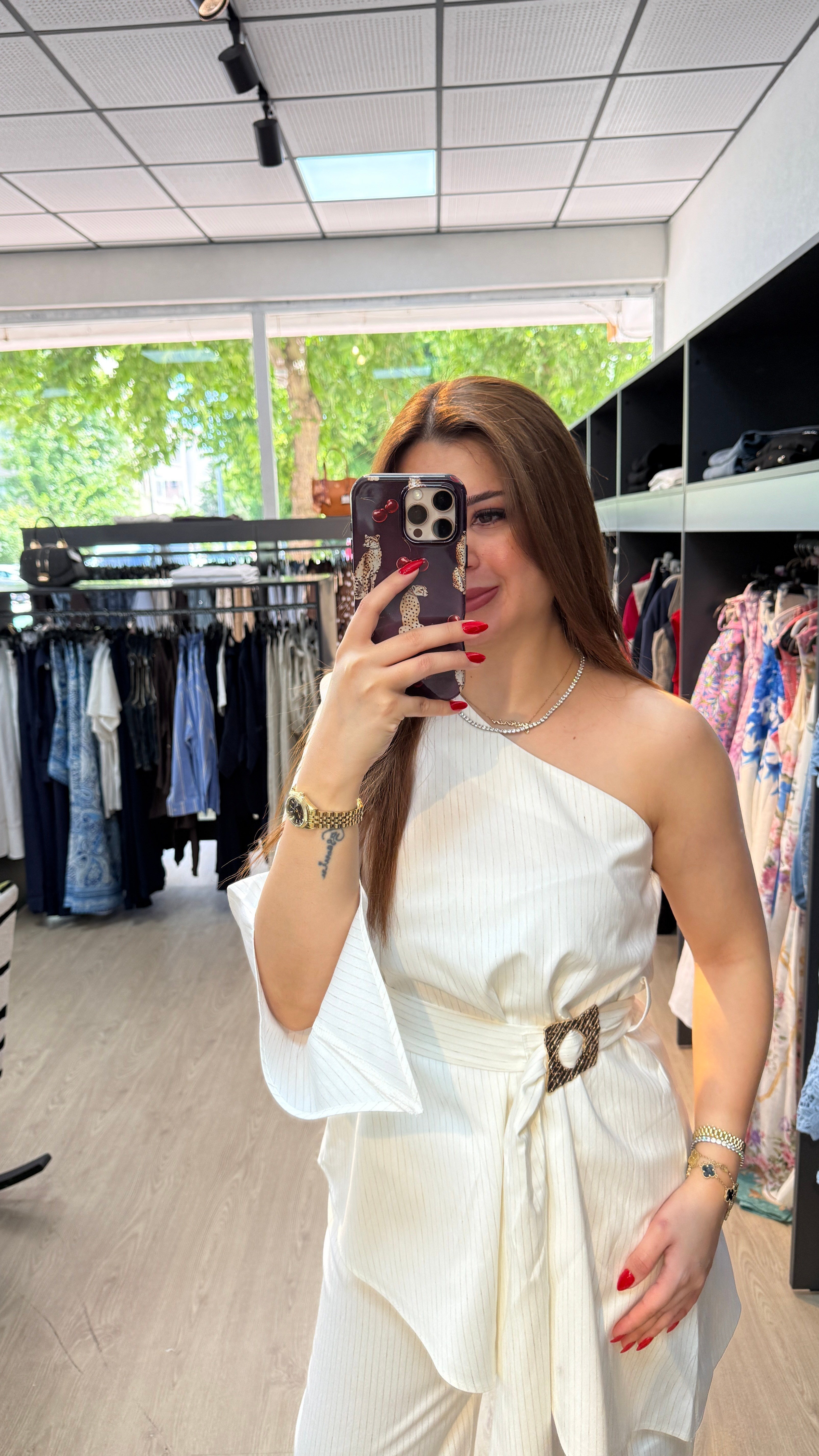 Tek Omux Gold Kemerli Takım