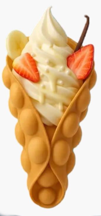 Happy Bubble Waffle Makinesi (extra güçlendirilmiş teflon ve element) HPY-Bubble