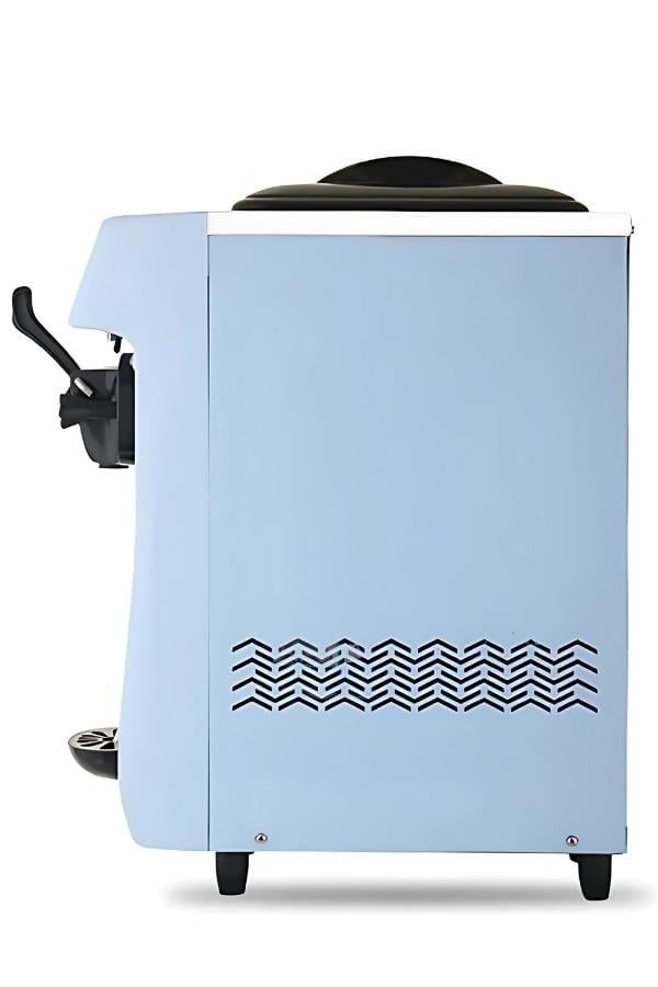 Happy icecream Tek Kollu Soft Dondurma Makinesi 6 lt HPY-0020A Set Üstü (Blue)