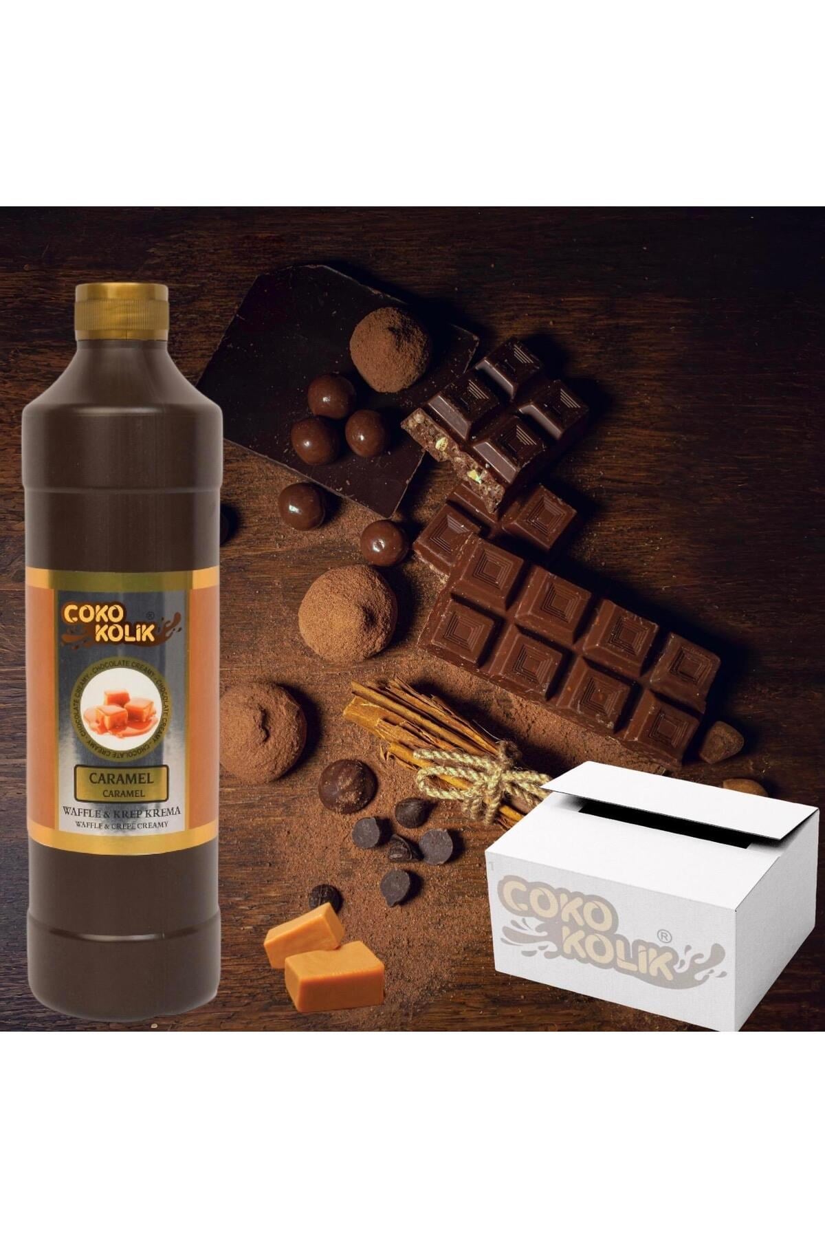 Waffle-Krep-Dondurma Sosu Karamel 1 Kg x 8'li