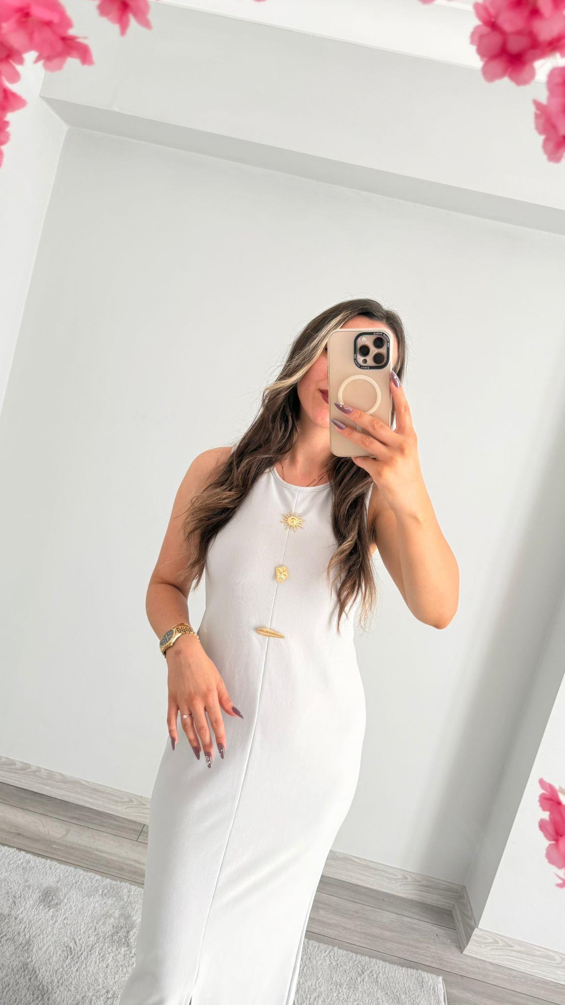 LUNA ELBİSE BUZ MAVİ