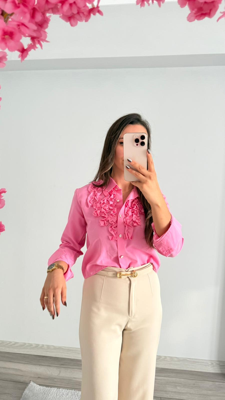 MONA GÖMLEK PEMBE