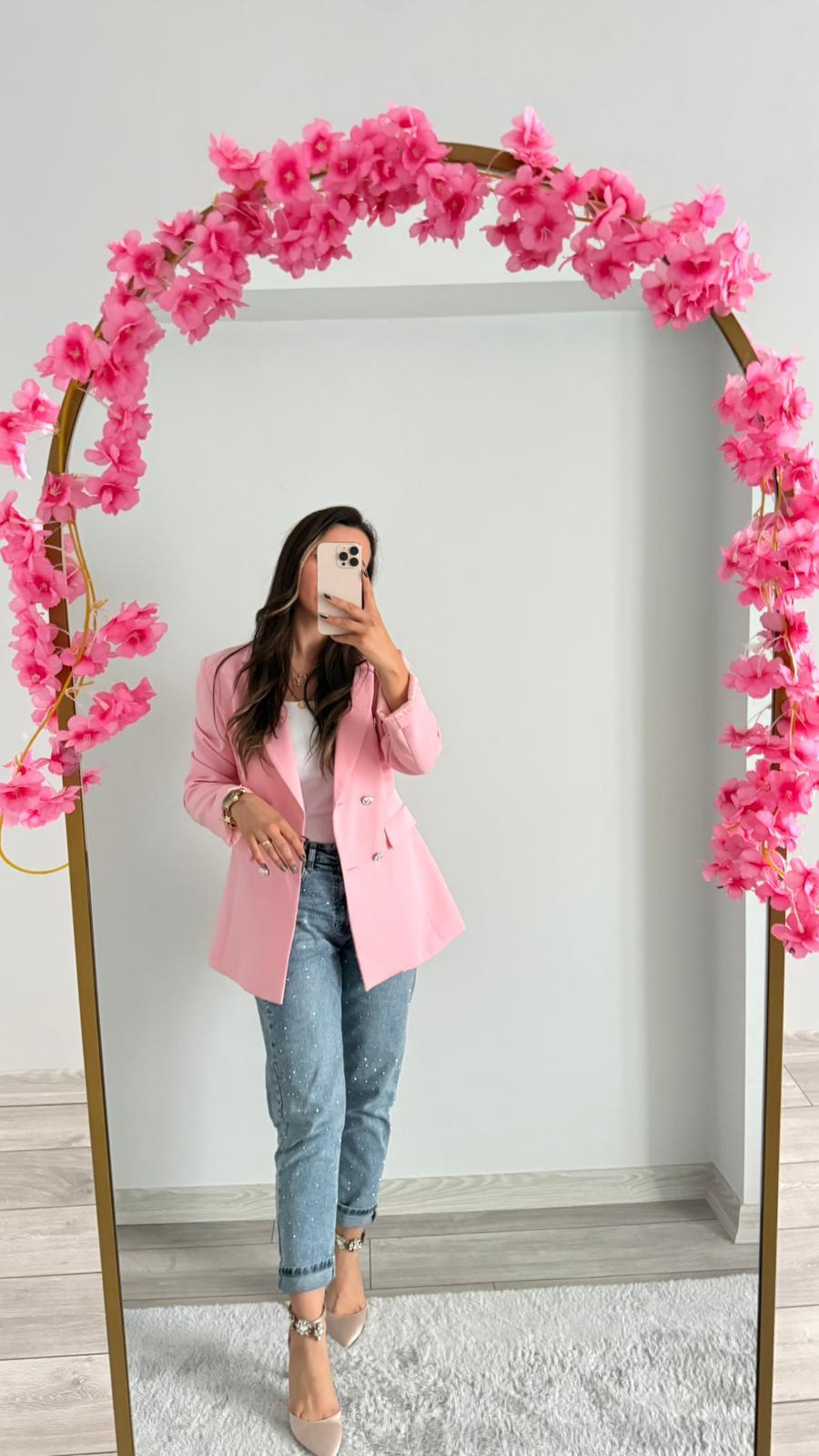 PEMBE BLAZER CEKET