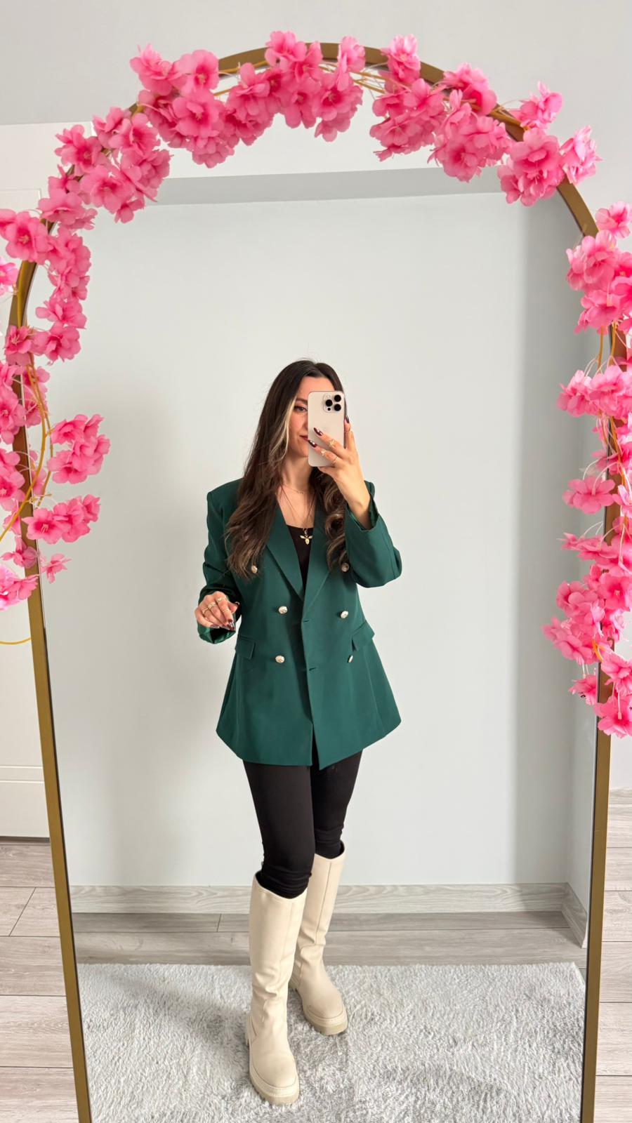 ZÜMRÜT YEŞİLİ BLAZER CEKET