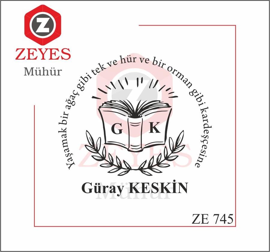 Açik Kitap Mührü   ZE 745