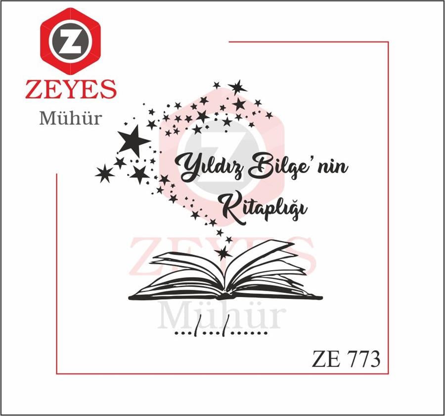 Açik Kitaptan Yildizlasan Hayaller  Kitap Mührü   ZE 773