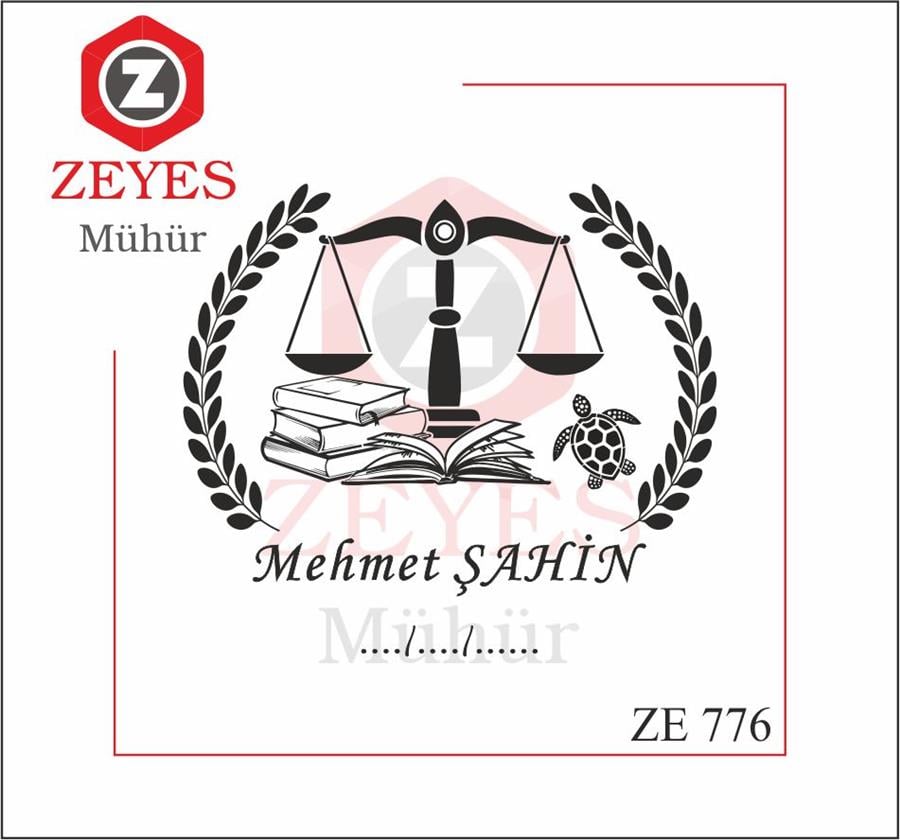 Adalet Terazisi ve Kitaplar  Mührü   ZE 776