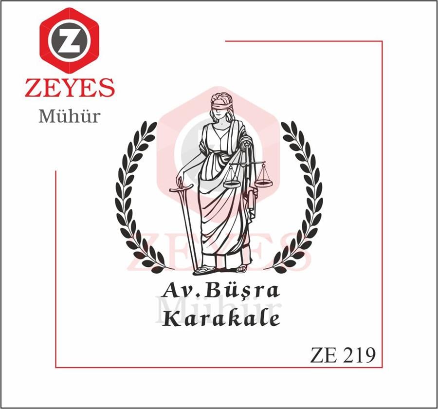 Adalet  Zeytin Yapragi Avukat Kitap Mührü  ZE 219