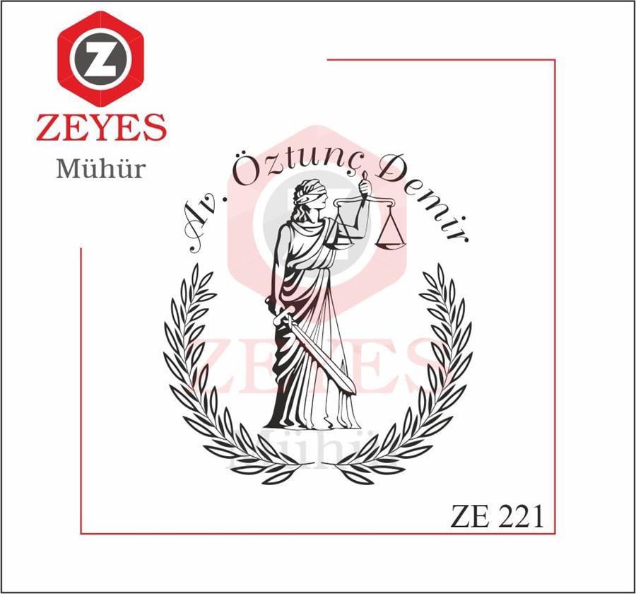 Adalet   Zeytin Yapragi Avukat Kitap Mührü ZE 221