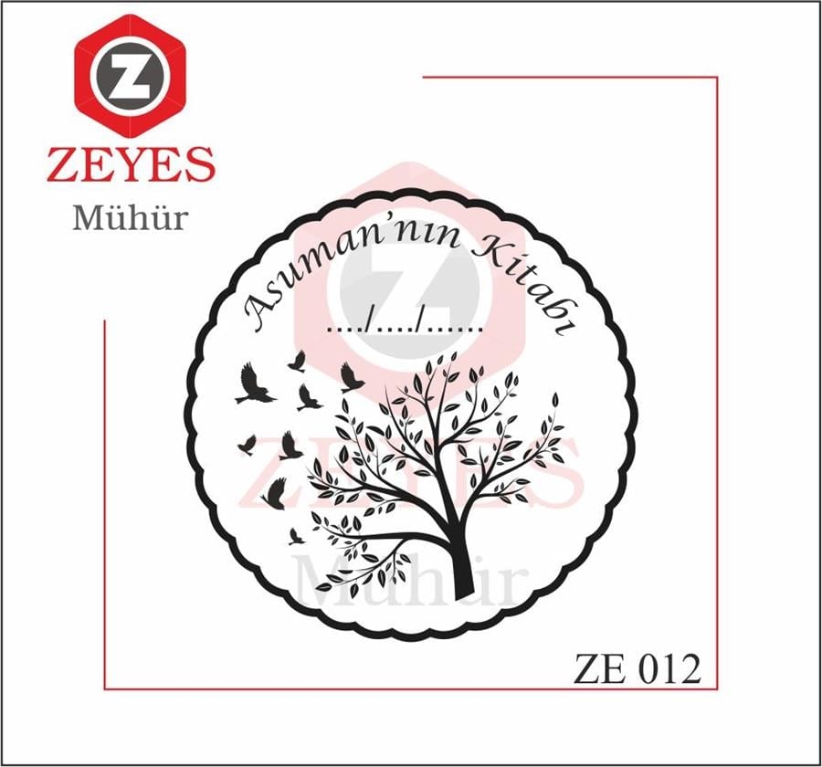 Agaç Kuslar Mührü ZE 012