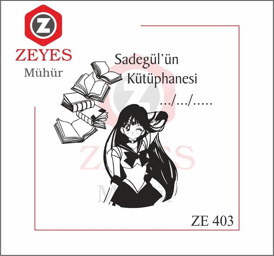 Anime -Sailor Mars Mührü   ZE 403