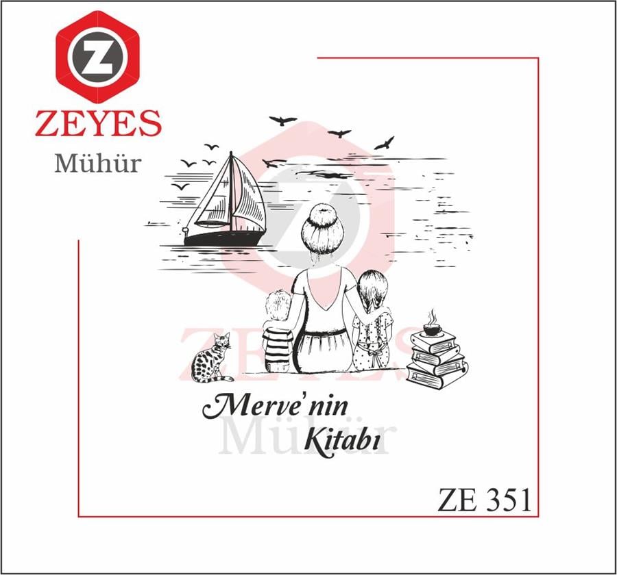 Anne ve Çocuklari Kitap Mührü ZE 351