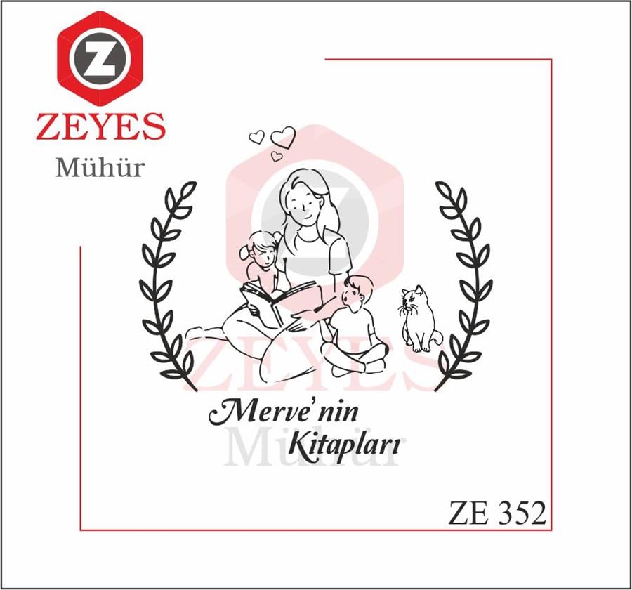 Anne ve Çocuklari Kitap Mührü ZE 352
